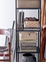 Bloomingville Aufbewahrungsbox Bloomingville Jach Box mit Deckel, Natur, Bambus