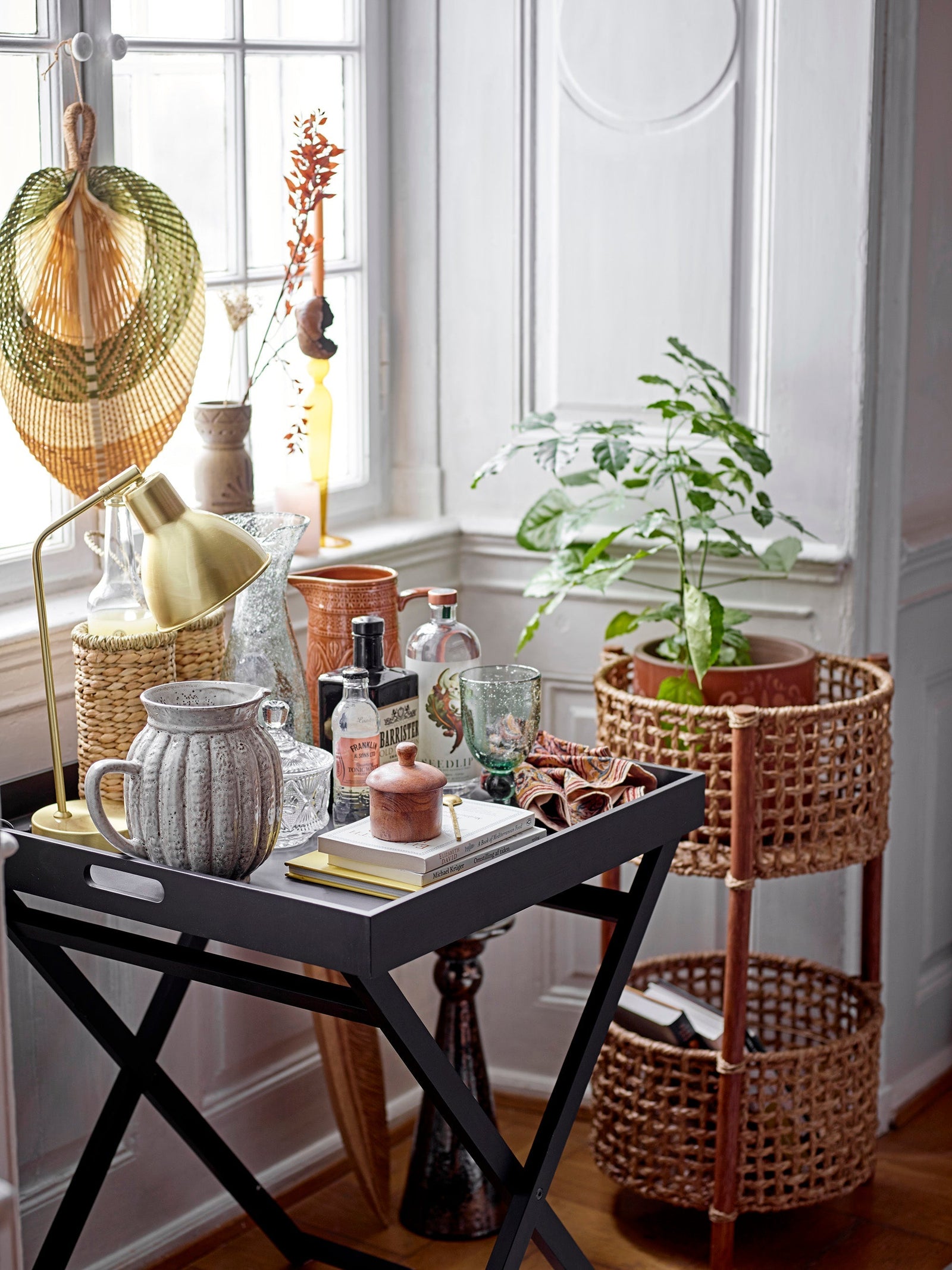 bloomingville aufbewahrung Bloomingville Caro Aufbewahrungskorb, Braun, Bankuan-Gras – LaLe Living