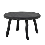 Bloomingville Beistelltisch Bloomingville Milos Couchtisch, Schwarz, Recyceltes Holz