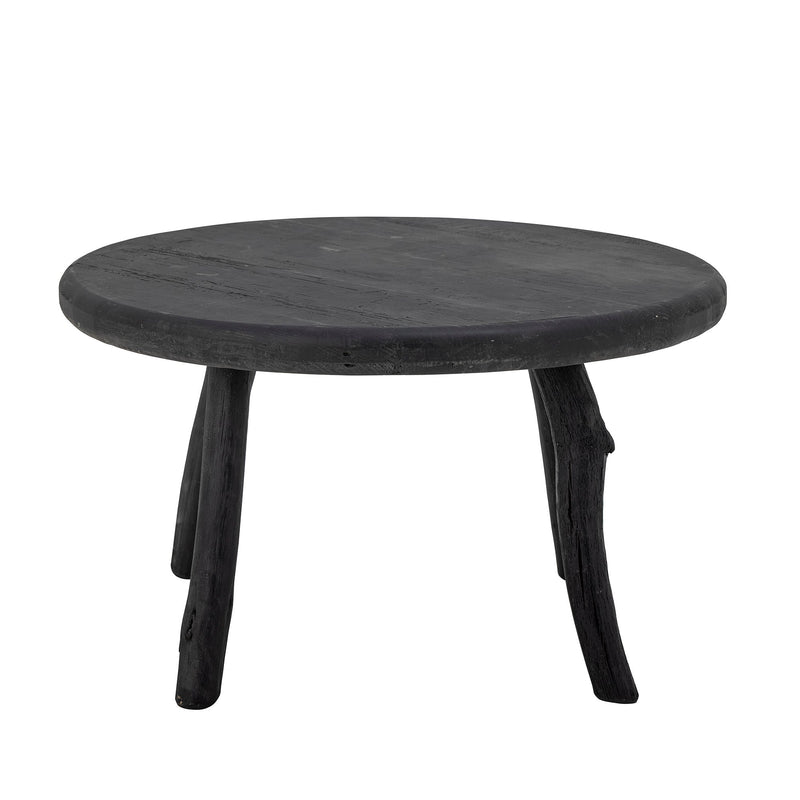 Bloomingville Beistelltisch Bloomingville Milos Couchtisch, Schwarz, Recyceltes Holz