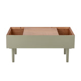 Bloomingville Beistelltisch Bloomingville MINI Favne Beistelltisch, Grün, Sperrholz