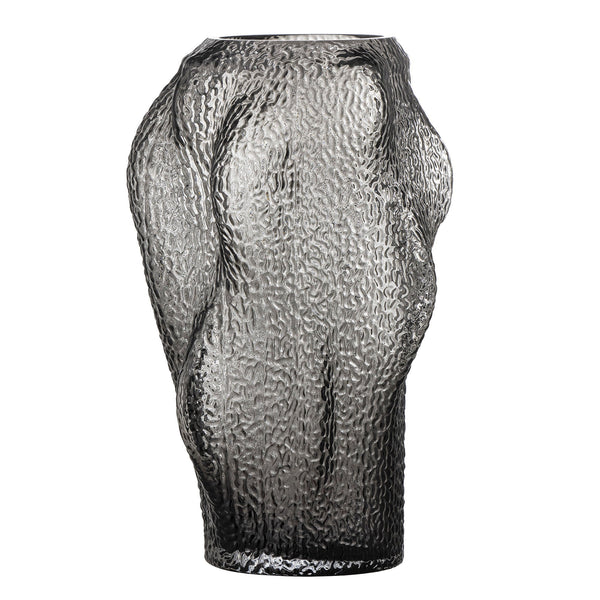 Bloomingville Bloomingville Khalid Vase, Grau, Glas