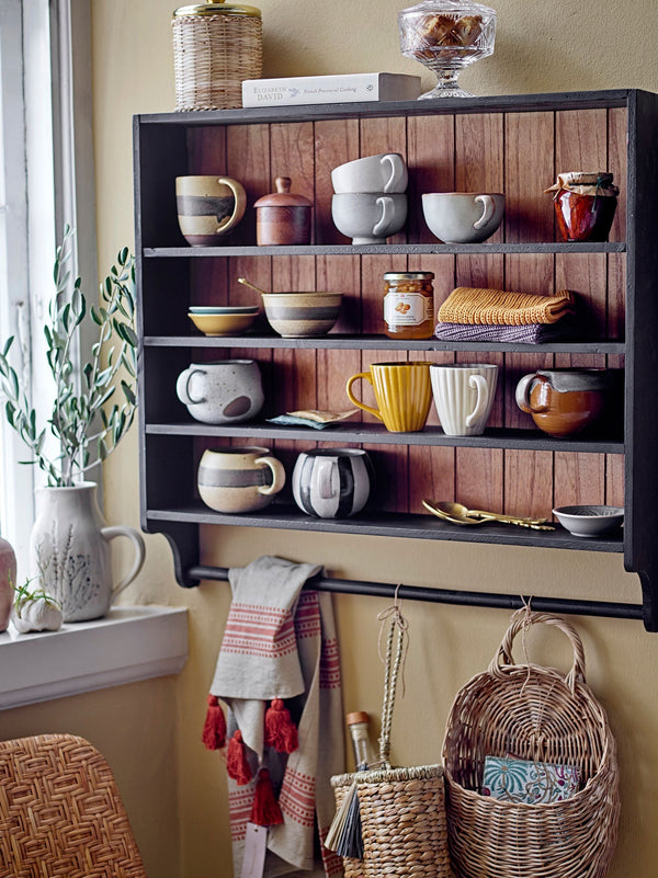 Bloomingville Bloomingville Lila Tasse, Grau, Steingut