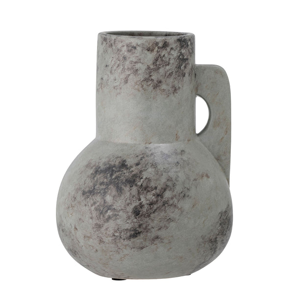 Bloomingville Bloomingville Tias Vase, Grau, Keramik