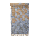 Bloomingville Bloomingville Vikka Teppich, Blue, Jute