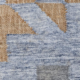 Bloomingville Bloomingville Vikka Teppich, Blue, Jute