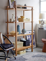 Bloomingville Bücherregal Bloomingville Skye Bücherregal, Natur, Eichenfurnier