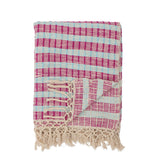 Bloomingville Decke Bloomingville Creative Collection Fausia Decke, Rot, Baumwolle