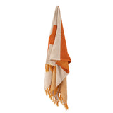 Bloomingville Decke Bloomingville Motril Decke, Orange, Baumwolle