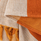 Bloomingville Decke Bloomingville Motril Decke, Orange, Baumwolle