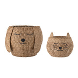 Bloomingville Korb Bloomingville MINI Milus Basket, Brown, Bankuan Grass