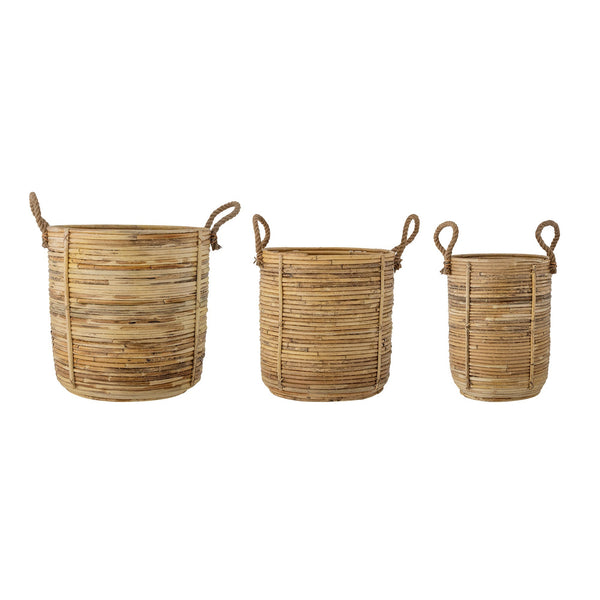 Bloomingville Korb Bloomingville Tesser Korb, Natur, Rattan