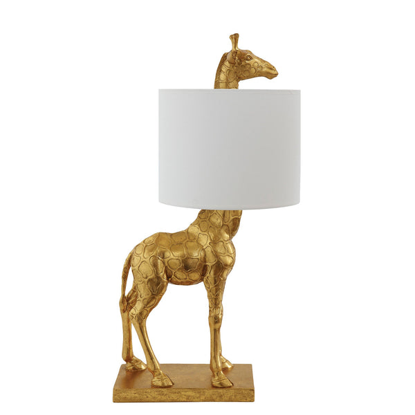 Bloomingville Lampe Bloomingville Creative Collection Silas Tischlampe, Gold, Polyresin