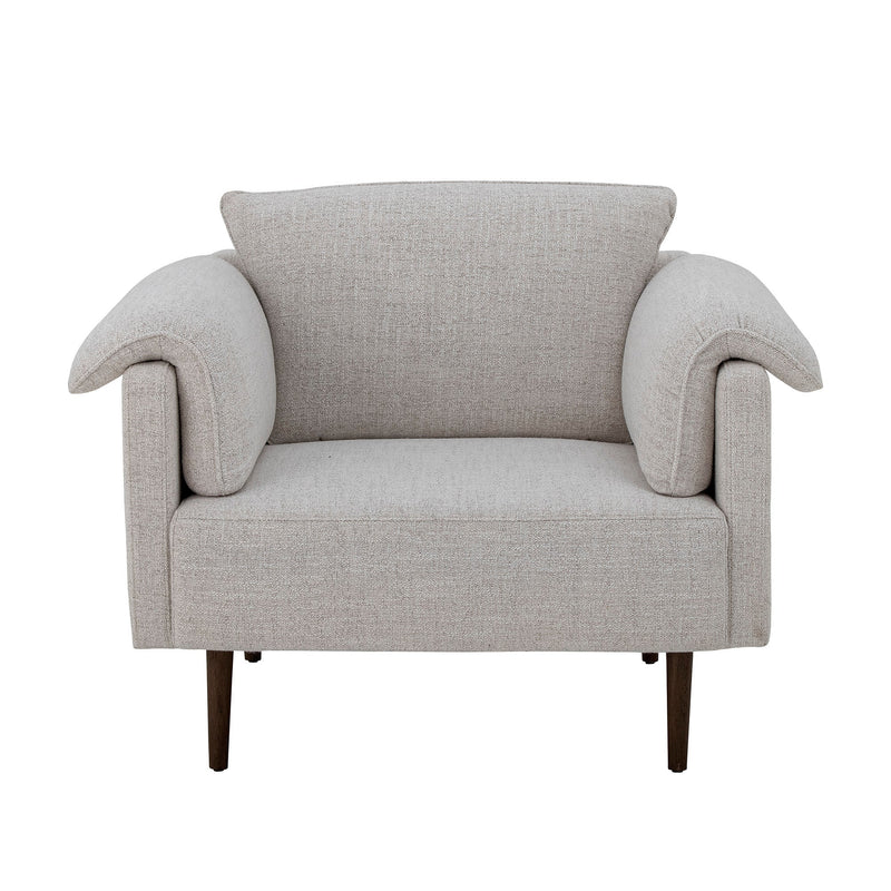 Bloomingville Lounge Sessel Bloomingville Chesham Loungesessel, Weiá, Polyester
