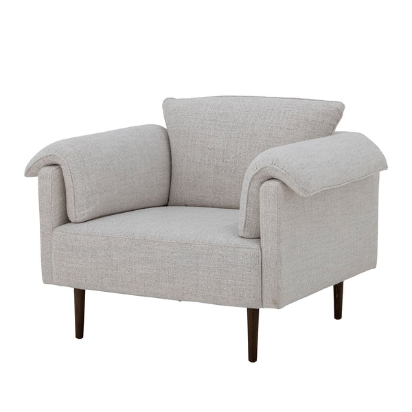 Bloomingville Lounge Sessel Bloomingville Chesham Loungesessel, Weiá, Polyester