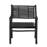 Bloomingville Lounge Sessel Bloomingville Coen Loungesessel, Schwarz, Bambus