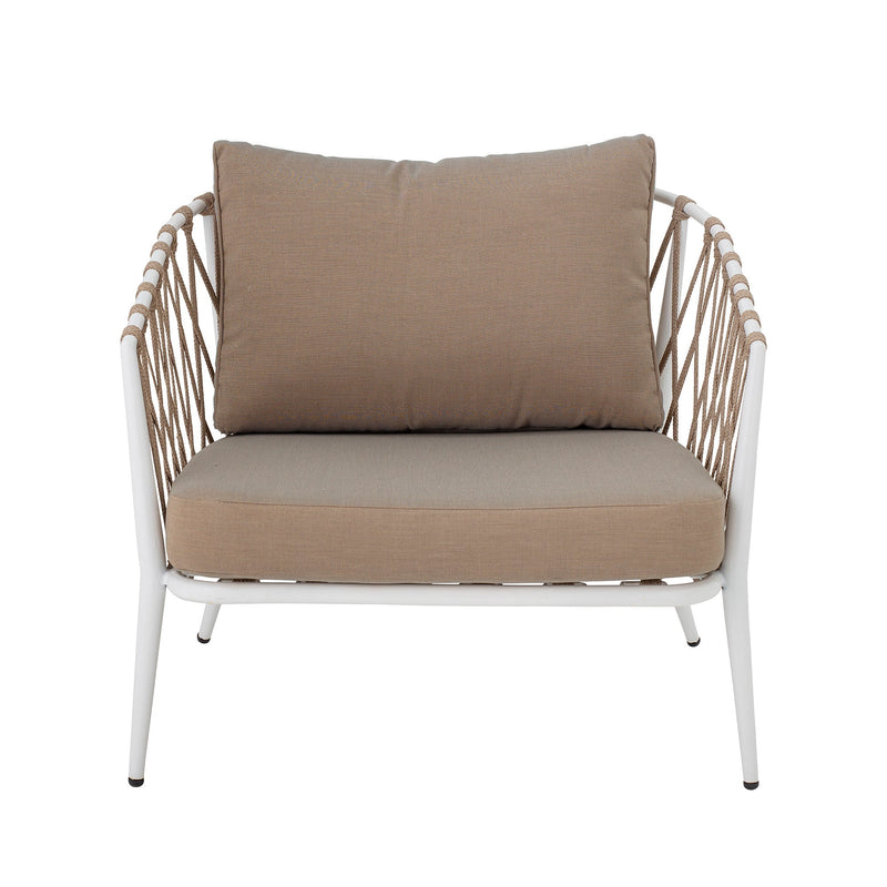 Bloomingville Lounge Sessel Bloomingville CREATIVE COLLECTION Cia Loungesessel, Weiá, Metall