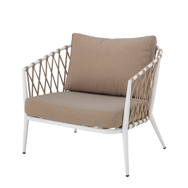 Bloomingville Lounge Sessel Bloomingville CREATIVE COLLECTION Cia Loungesessel, Weiá, Metall