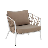 Bloomingville Lounge Sessel Bloomingville CREATIVE COLLECTION Cia Loungesessel, Weiá, Metall