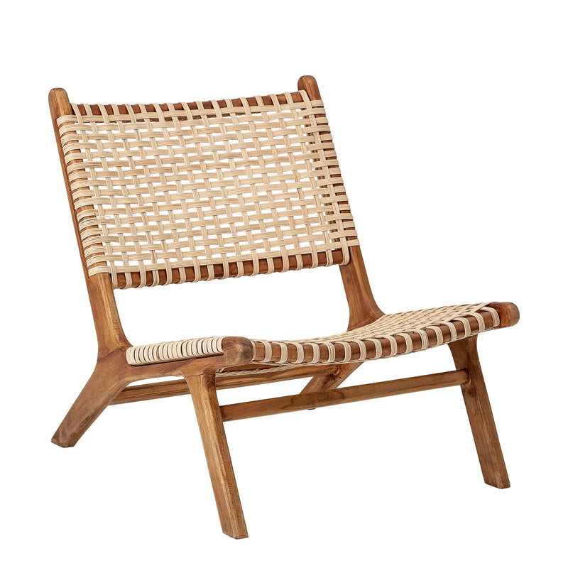 Bloomingville Lounge Sessel Bloomingville Keila Loungesessel, Natur, Teakholz