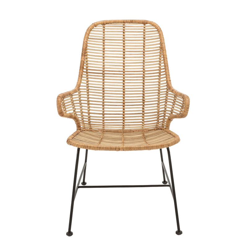 Bloomingville Lounge Sessel Bloomingville Lake Loungesessel, Natur, Rattan