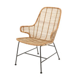 Bloomingville Lounge Sessel Bloomingville Lake Loungesessel, Natur, Rattan