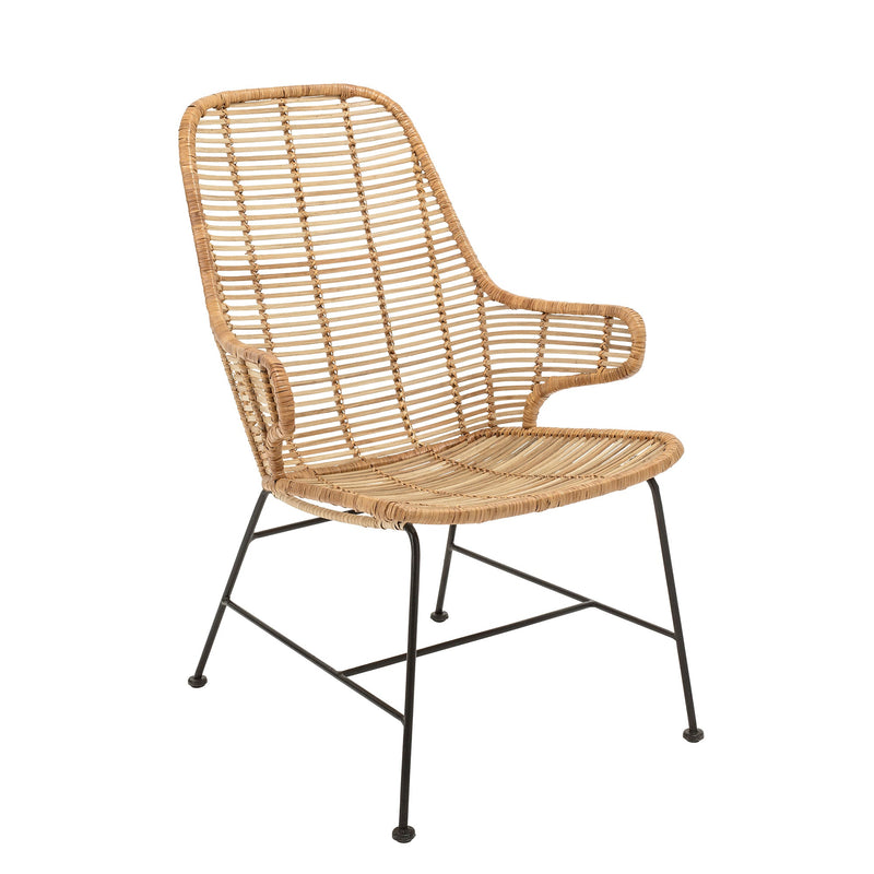 Bloomingville Lounge Sessel Bloomingville Lake Loungesessel, Natur, Rattan