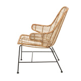 Bloomingville Lounge Sessel Bloomingville Lake Loungesessel, Natur, Rattan