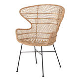 Bloomingville Lounge Sessel Bloomingville Oudon Loungesessel, Natur, Rattan