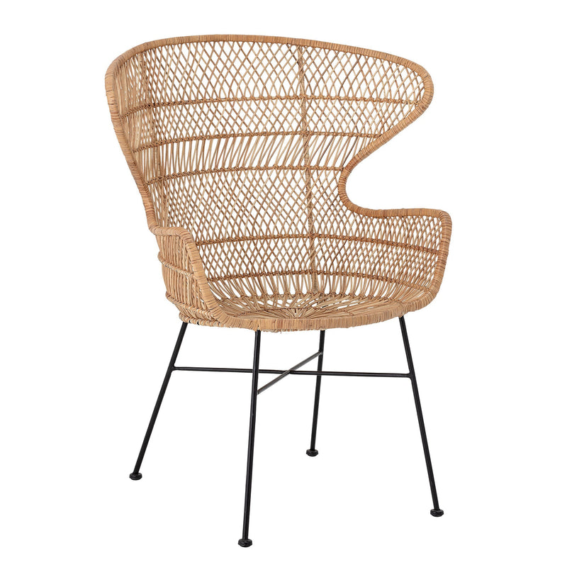 Bloomingville Lounge Sessel Bloomingville Oudon Loungesessel, Natur, Rattan