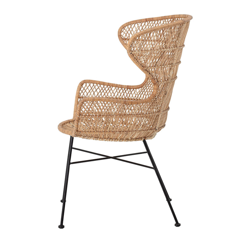 Bloomingville Lounge Sessel Bloomingville Oudon Loungesessel, Natur, Rattan