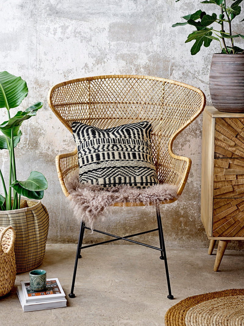 Bloomingville Lounge Sessel Bloomingville Oudon Loungesessel, Natur, Rattan