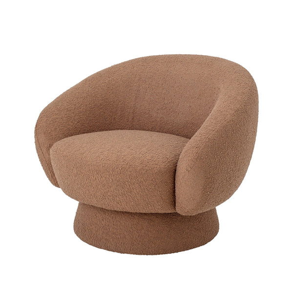 Bloomingville Lounge Sessel Bloomingville Ted Loungesessel, Braun, Polyester