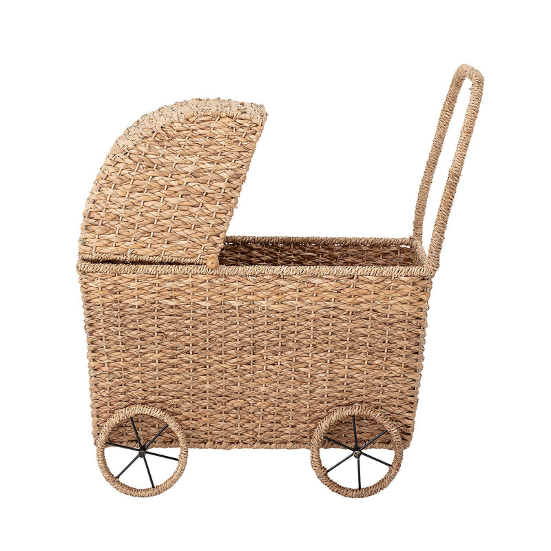 Bloomingville MINI Bloomingville MINI Susan Spielzeug-Kinderwagen, Natur, Bankuan-Gras