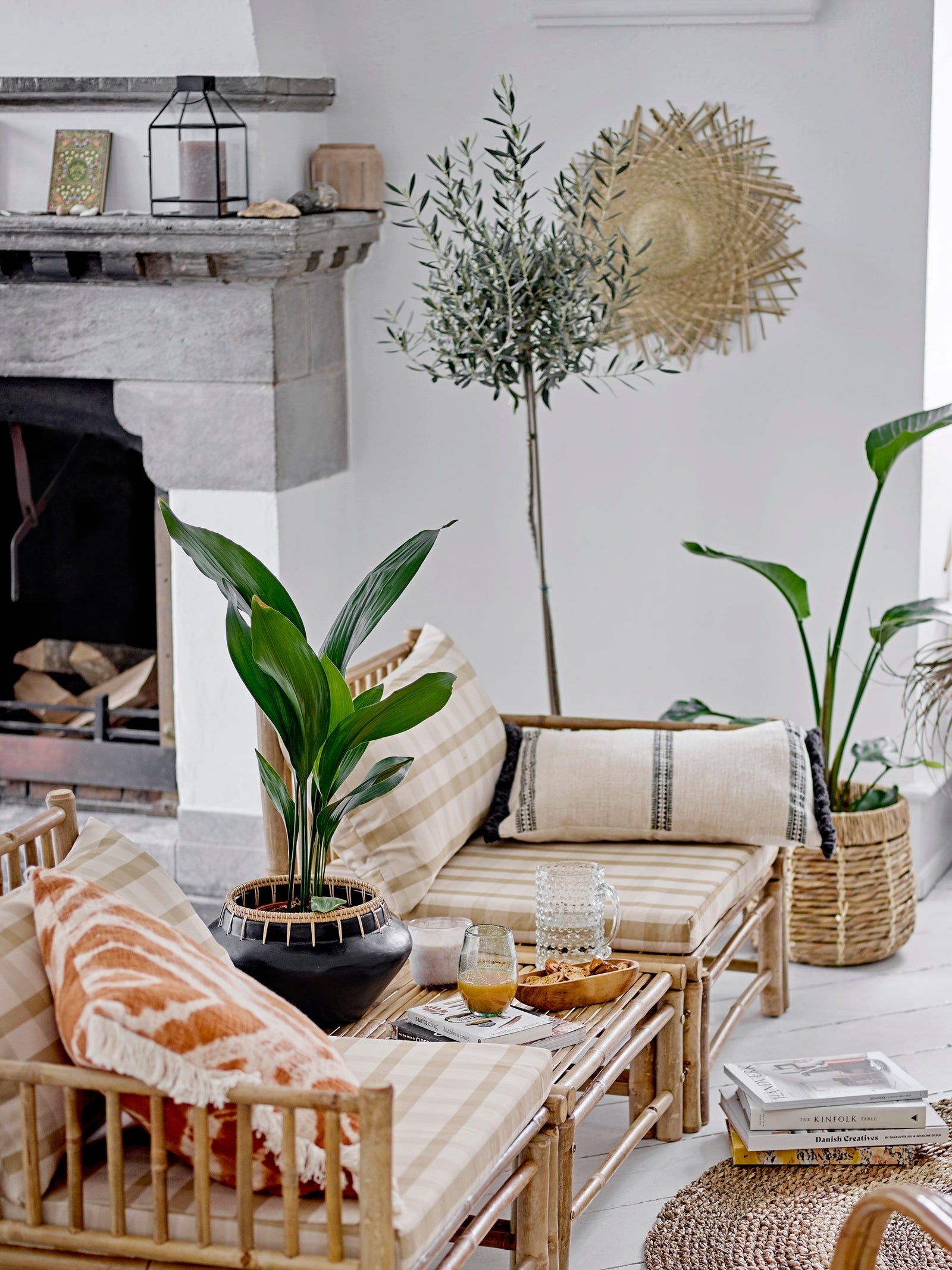 Bloomingville Korfu Modul-Sofa linke Ecke, Natur, Bambus  LaLe Living