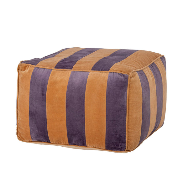 Bloomingville Pouf Bloomingville Walder Pouf, Violett, Baumwolle