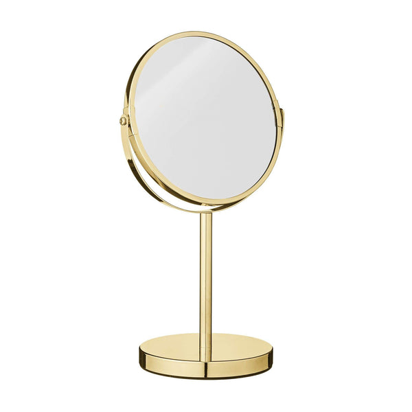 Bloomingville Kosmetikspiegel in Gold, H35cm