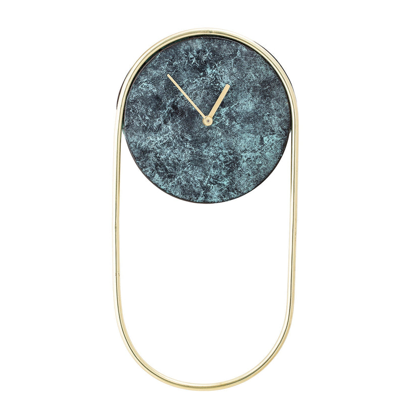 Bloomingville Uhr Bloomingville Laaziz Wanduhr, Grün, Metall