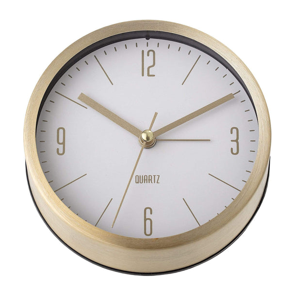 Bloomingville Tischuhr in Gold, Ø11,5X Breite 4cm