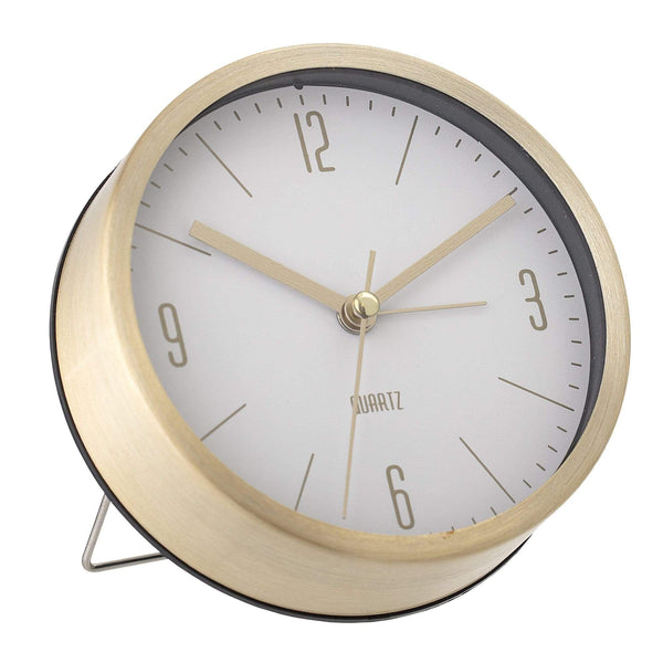 Bloomingville Tischuhr in Gold, Ø11,5X Breite 4cm