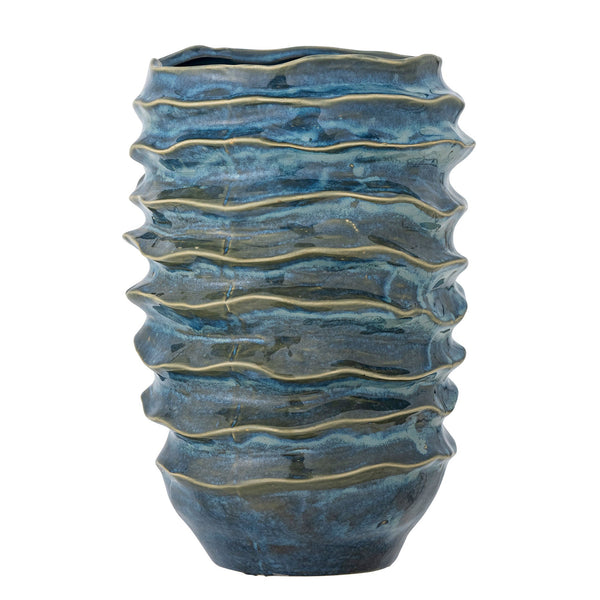 Creative Collection Creative Collection Arturo Vase, Blue, Steingut