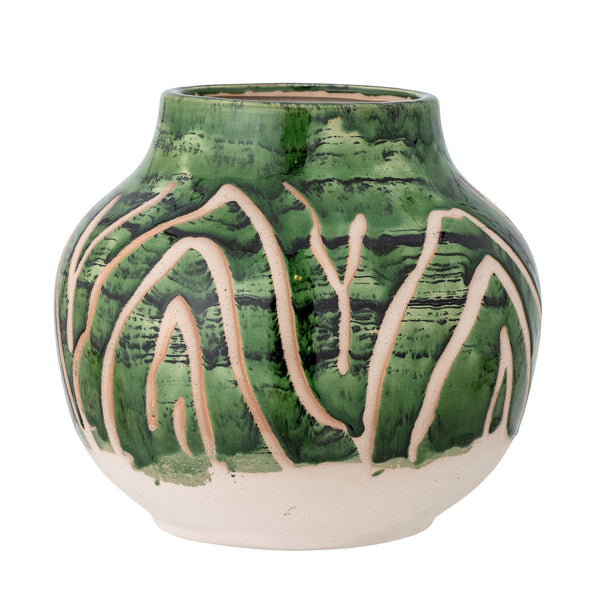 Creative Collection Creative Collection Eliya Vase, Grün, Steingut