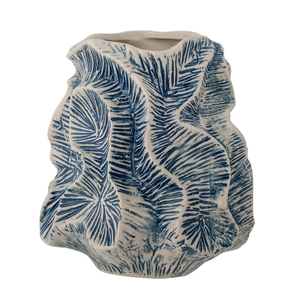 Creative Collection Creative Collection Guxi Vase, Blue, Steingut