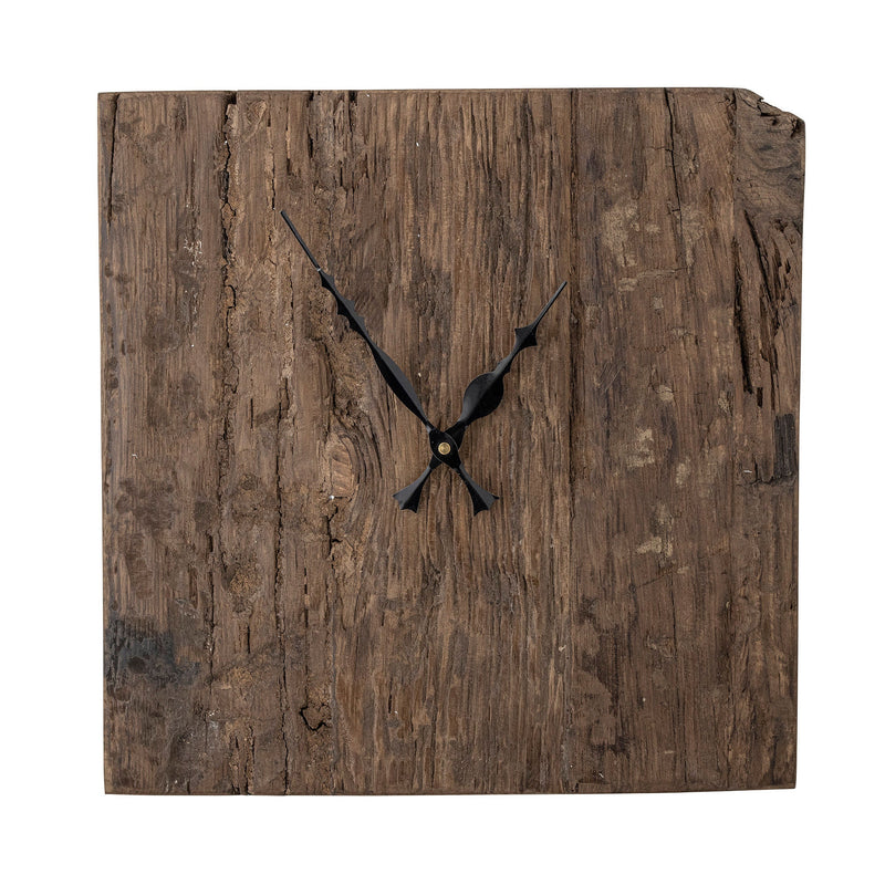Creative Collection Creative Collection Sarai Uhr, Braun, Recyceltes Holz