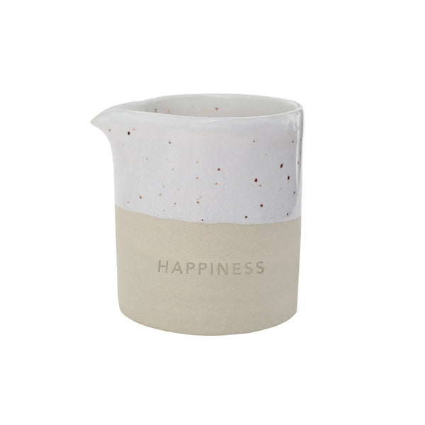 Eulenschnitt Kännchen Eulenschnitt Kännchen "Happiness" aus Steingut, 250 ml