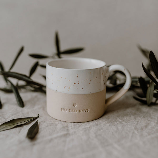 Eulenschnitt Tasse Eulenschnitt Tasse "No Bad Days" aus Steingut
