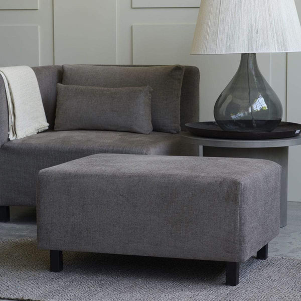 House Doctor Hocker House Doctor Pouf Hazel Night Grau/braun