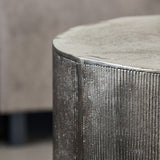 House Doctor House Doctor Couchtisch, Rota, Gebürstetes Silber