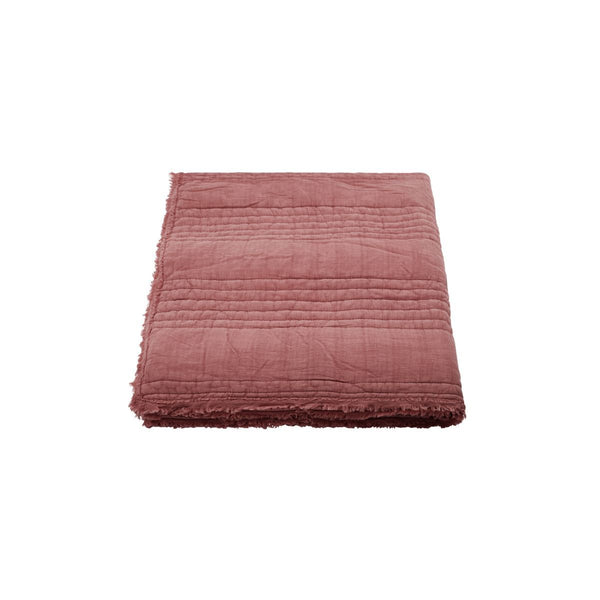 House Doctor House Doctor Decke, Ruffle, Dusty berry