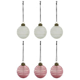 House Doctor House Doctor Ornament, Lolli, Weiß/Rot